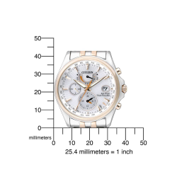 Citizen Eco-Drive Radio Controlled Bi-Color Dameshorloge