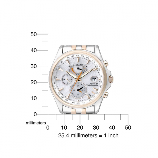 Citizen Eco-Drive Radio Controlled Bi-Color Dameshorloge