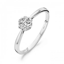 Blush Diamonds Ring mt54 0,20crt witgoud - 1612WDI