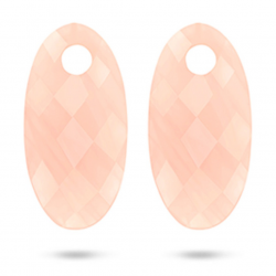 Rose Quartz Bedels 15mm