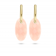 Rose Quartz Bedels 15mm