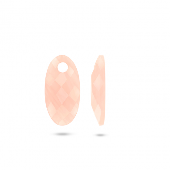 Rose Quartz Bedels 15mm