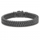 BtB Julius Bracelet Black Rhodium Silver E