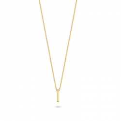 Geelgouden Blush Collier 14K met Hangertje