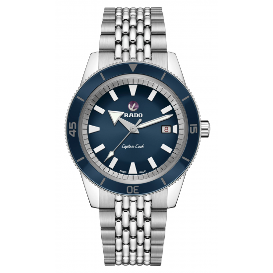 Rado Captain Cook met Blauwe Wijzerplaat - Automaat - 42mm