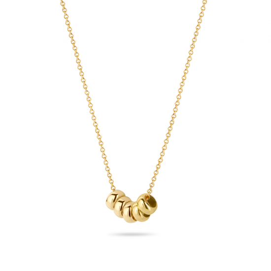 Geelgouden Collier '5' - 42cm