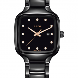 Rado True Square Jubile in Zwart