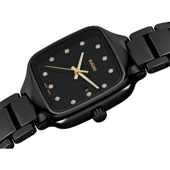 Rado True Square Jubile in Zwart