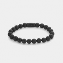 R&R Armband Black Rocks All Black - maat L+