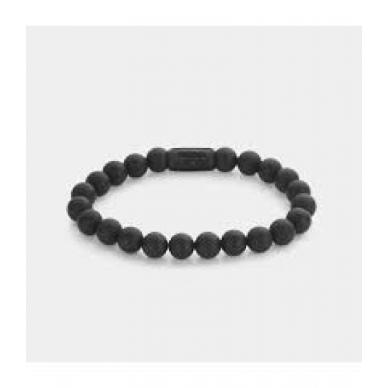 R&R Armband Black Rocks All Black - maat L+