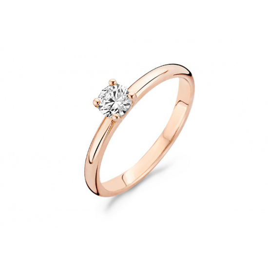 Blush 14K Roodgouden Ring met Zirkonia - maat 54