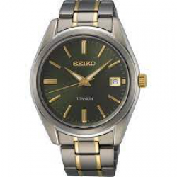 Titanium Bicolor Seiko Quartz Herenhorloge