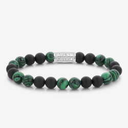 R&R Matt Malachite twist  M  - 8mm - RR80068-S