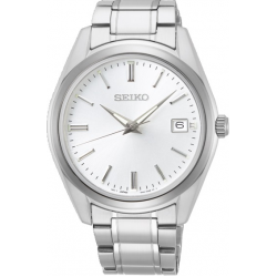 Seiko Zilverkleurig Stalen Quartz Herenhorloge