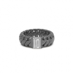 BtB Ben Black Rhodinated Silver Ring - maat 18