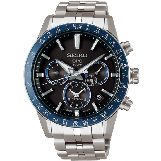 Seiko Astron GPS Solar dual-time titanium