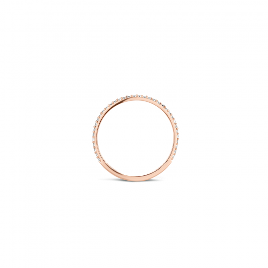 Blush Rosegouden Ring met Zirkonia - maat 54