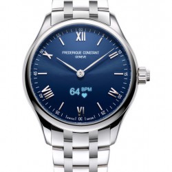 Frederique Constant Vitality hph navy blue met romeinse indexen