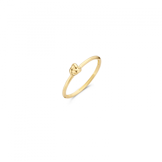 Blush geelgouden ring - 1193YGO/52