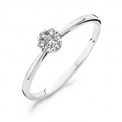 Blush Diamonds Ring witgoud 0,11crt - 1610WDI/54