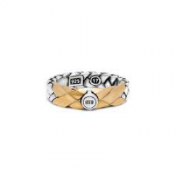 BtB Zilveren Ring George Small Limited Edition met Brons - maat 16