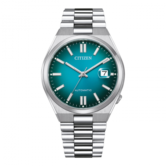 Citizen Mechanisch Herenhorloge Tsuyosa met Turquoise Wijzerplaat