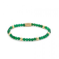 R&R Green Harmony armband - S - 18K yellow gold plated