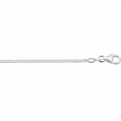 Collier gourmette 4-zijdes geslepen 1,7 mm