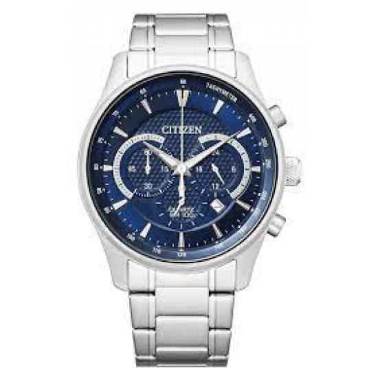 Standard Sports Quartz Chronograaf Horloge met Blauwe Wijzerplaat