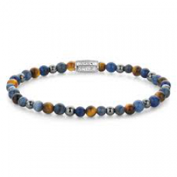 R&R Armband Blue Rain - maat M - 4mm