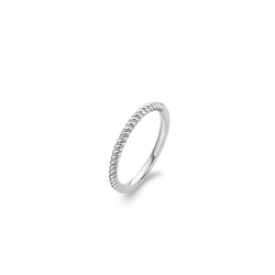 TSM Zilveren &#39;Rope&#39; Ring - mt58