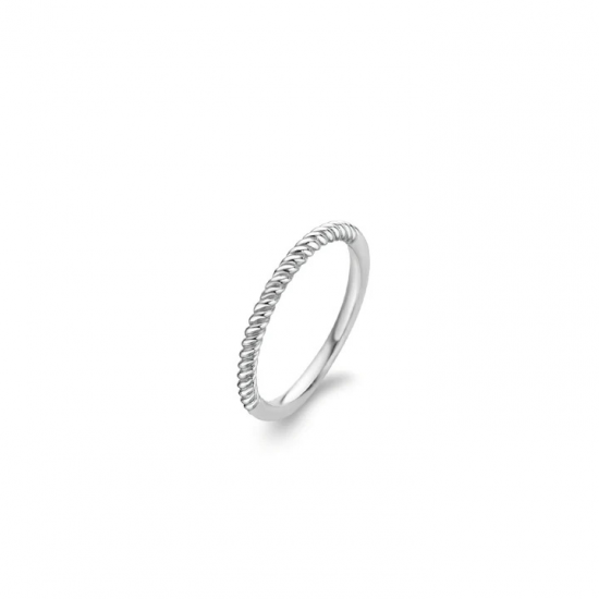 TSM Zilveren &#39;Rope&#39; Ring - mt58