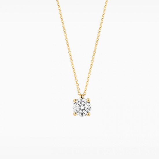 14K Collier met Labgrown Diamanten Hanger -  0.45ct TW/SI