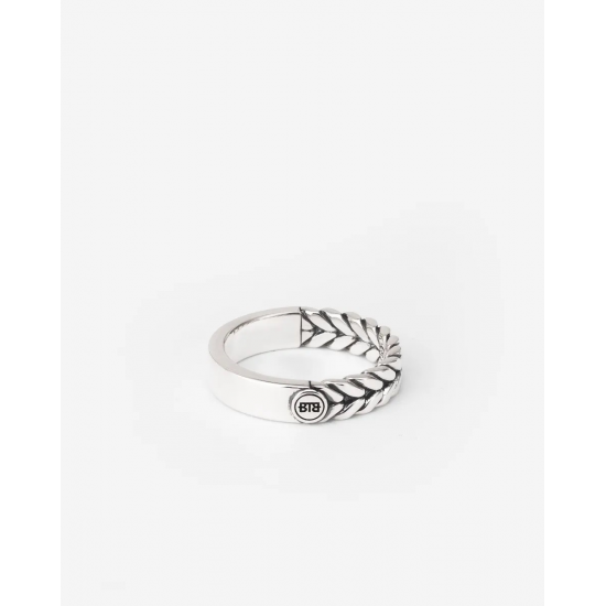 BtB Barbara Small Dual Ring Zilver - maat 19