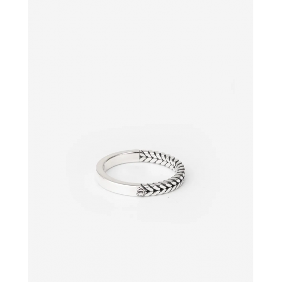 BtB Barbara Mini Dual Ring Zilver - maat 17