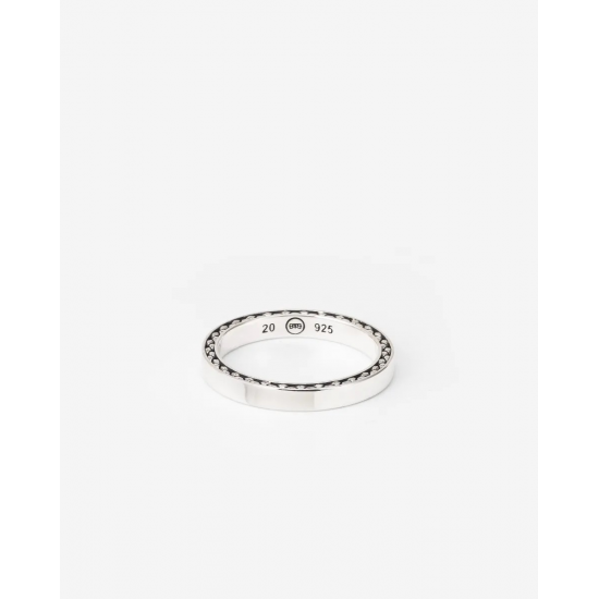 BtB George Mini Smooth Ring Zilver - maat 17