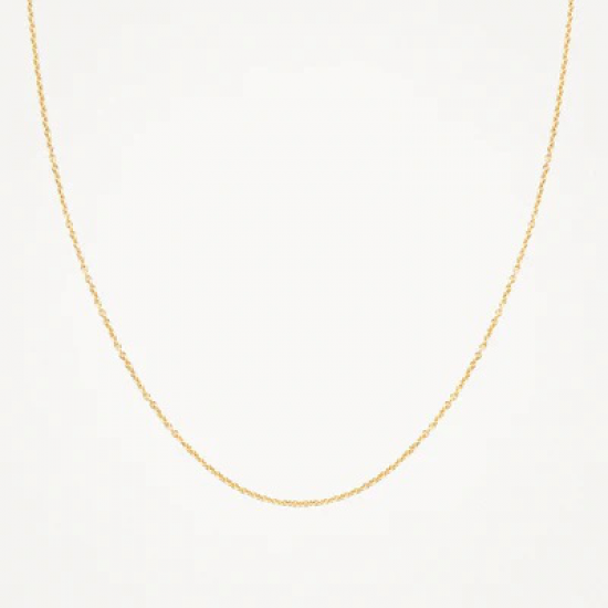 14K Geelgoud Collier - 42cm 1mm