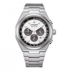 Eco-Drive Titanium Horloge met Chronograaf en Datum
