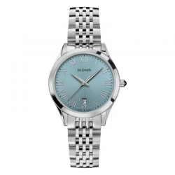 Balmain Classic R Zilveren Horloge met Lichtblauwe Wijzerplaat