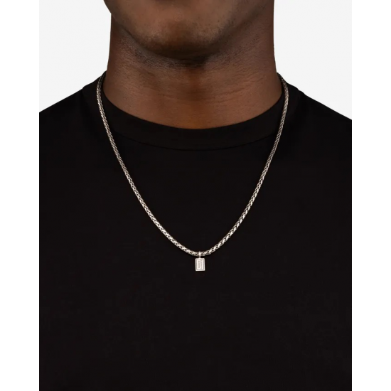 BtB Zilveren Collier George XS - 60cm