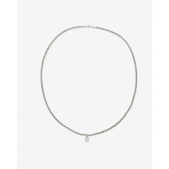 BtB Zilveren Collier George XS - 60cm