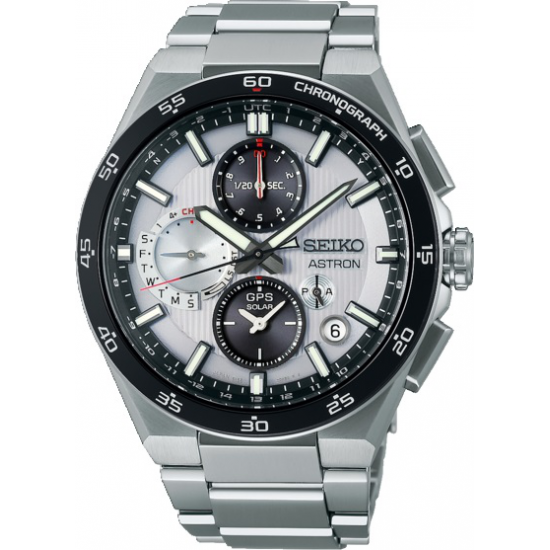 Seiko Astron GPS Solar Dual Time Chronograaf