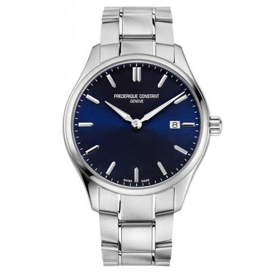 FC Classics Quartz Herenhorloge met Blauwe Wijzerplaat