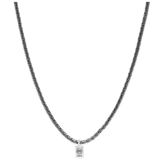 BtB George XS Necklace Black Rhodium - 60cm