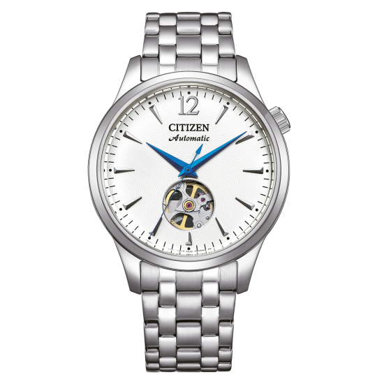 Citizen Mechanisch herenhorloge witte wijzerplaat