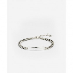 BtB Bracelet Essential Bar Silver - maat C-E