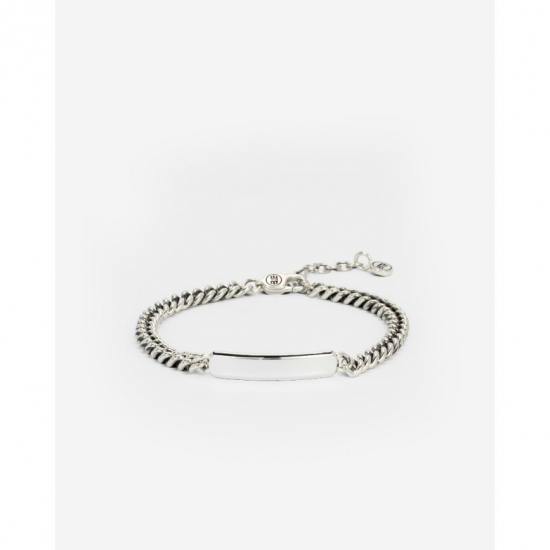 BtB Bracelet Essential Bar Silver - maat C-E