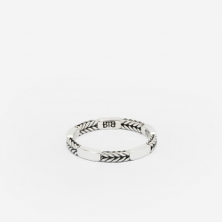 BtB Stacking Ring Barbara Mix Silver - maat 18