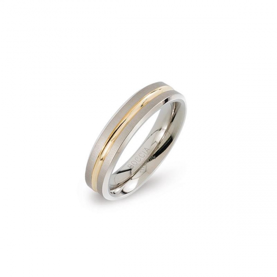 Boccia Relatie Ring Titanium - mt 64