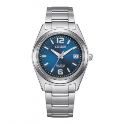 Citizen Titanium Eco-Drive Dameshorloge met Blauwe Wijzerplaat